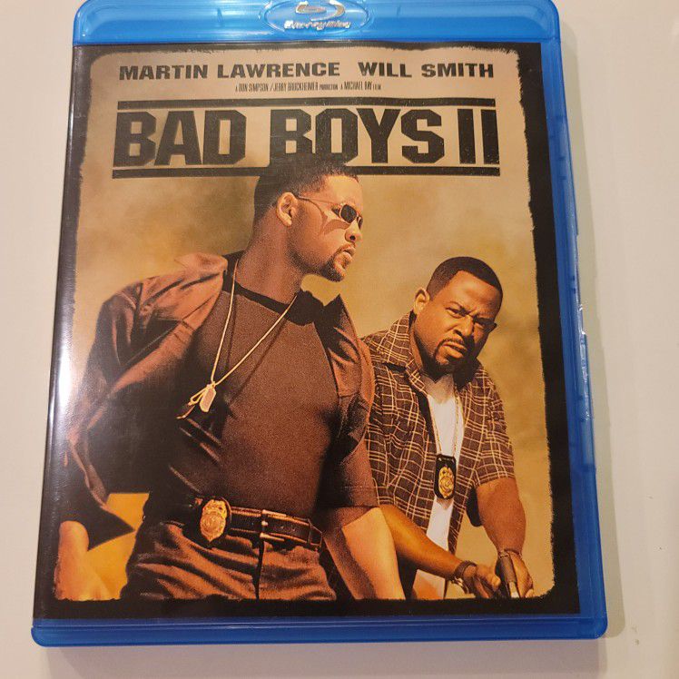 $5 BLU RAY , BAD BOYS 2.   BLU RAY  ONLY NO DIGITAL OR DVD $5 OR TRADE FOR A MOVIE TITLE I DO NOT ALREADY OWN.  