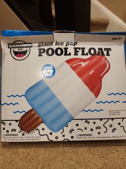 Giant ice pop pool float