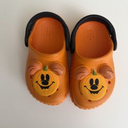 2025 Mickey Pumpkin Toddler Crocs 