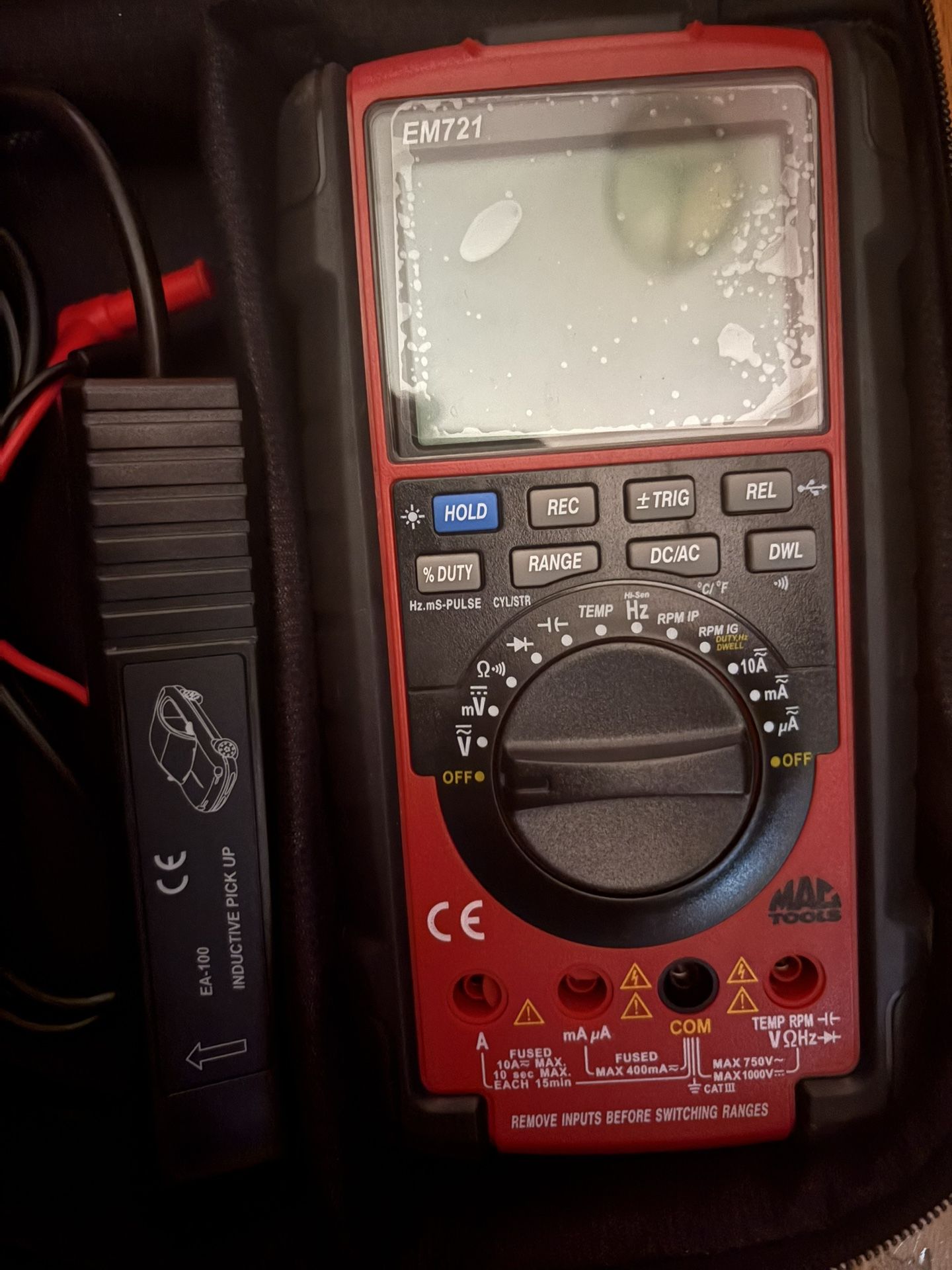 MAC Tools Digital Multimeter EM721 BACKLIT WITH LEADS