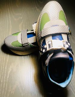 D & G Polka Dot Sneakers with Buckle Strap