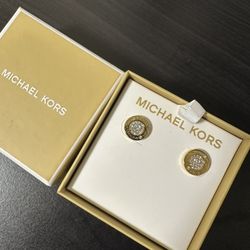 Michael Kors Earrings In Box Brand New