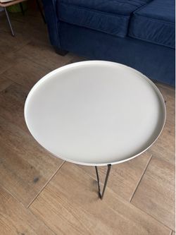 Small white table