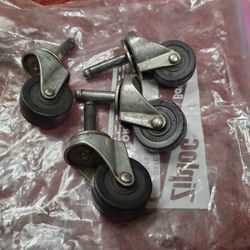 All 4 Stem Mounted Caster Wheels $8