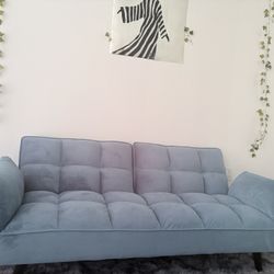 Blue Futon