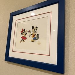 Painting, Disney, Mickey And Minnie