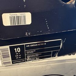 Air Jordan retro 13 size10