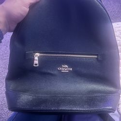 Coach “Jordyn” Black Backpack 