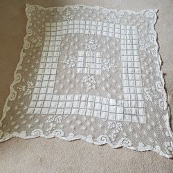 Vintage Lace Tablecloth