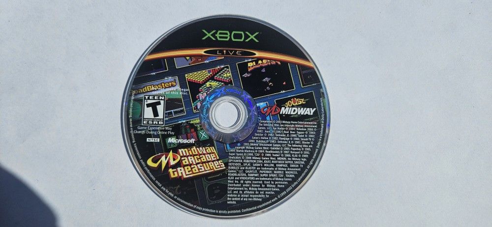 Midway Arcade Treasures for the original Xbox console