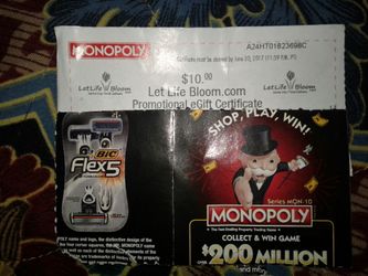 Safeway Monopoly Let Life Bloom (FLOWER DELIVERY)