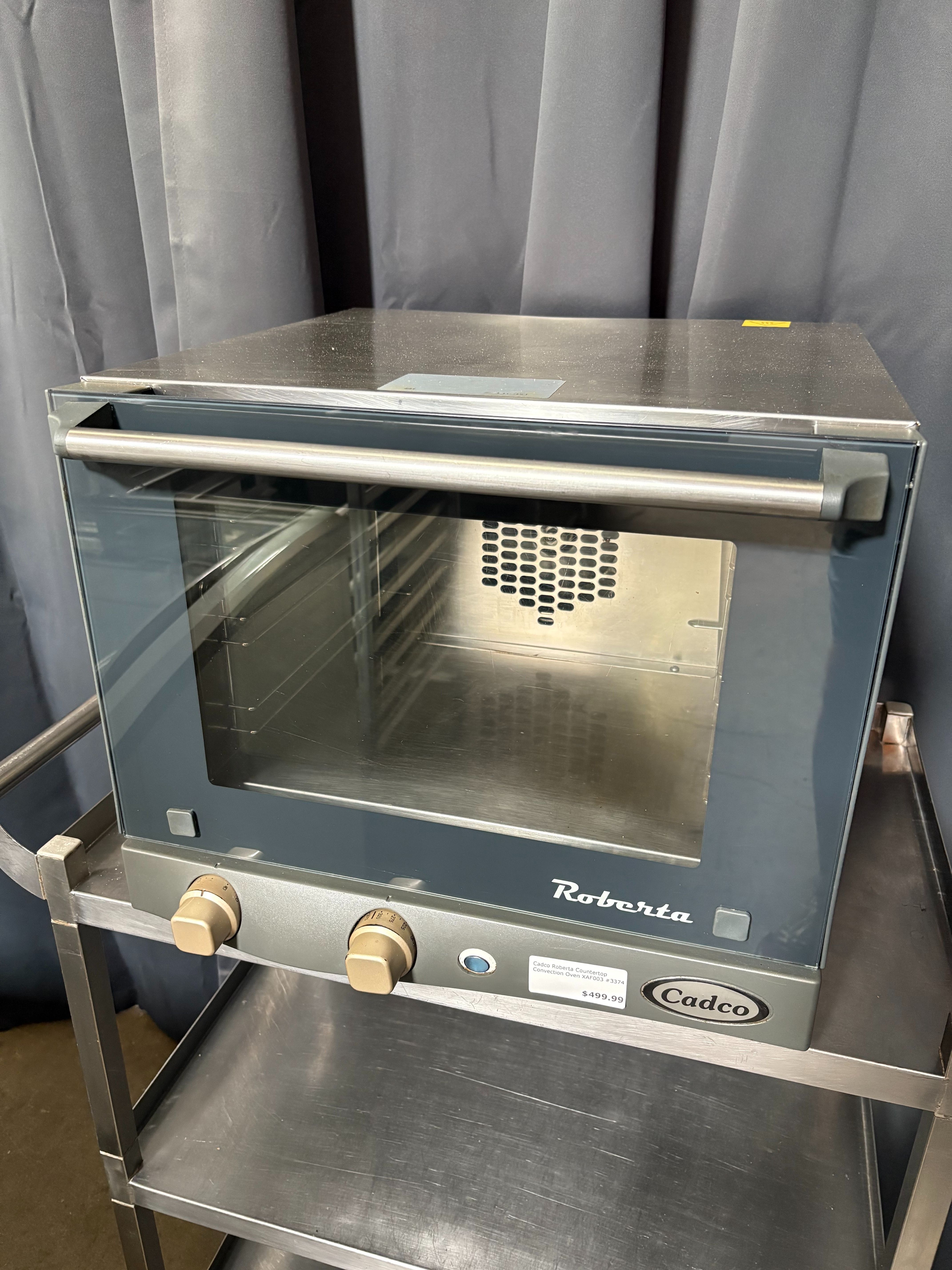 Cadco Roberta Countertop Convection Oven XAF003 #3374