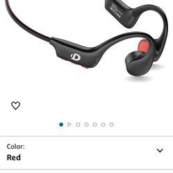 Open Ear Sport Headphones, Wireless Bone Conduction Earphones, Built-in 32GB MP3,with Mic, 1P68, Sweat & Water Resistant, Up to 8 Hours Battery, Bluet