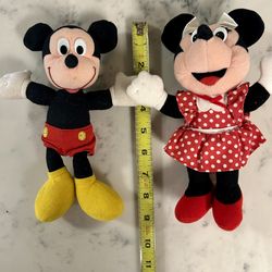 Disney Mickey Mouse Minnie Plushes