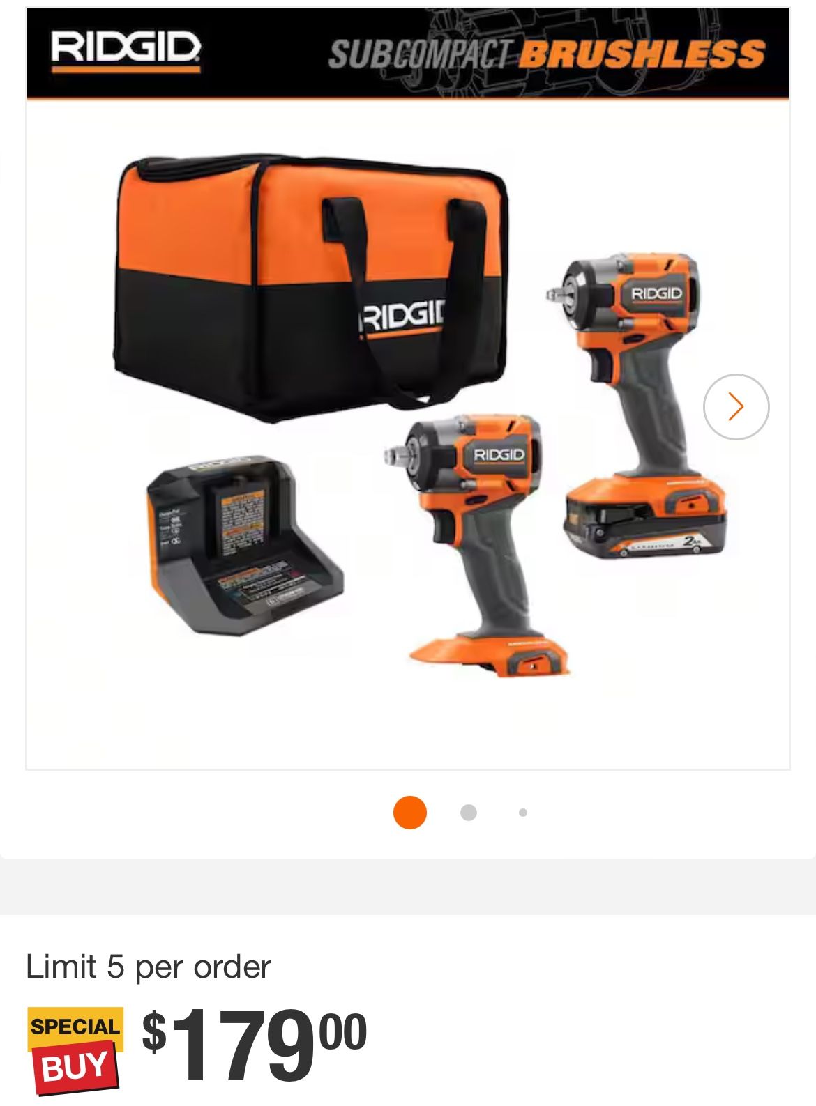 Ridgid Impacts