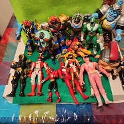 Power Rangers Action Figures Lot