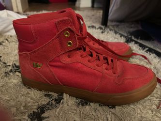 Supra Vaider Sneakers- Rose Red (Size 8.5)