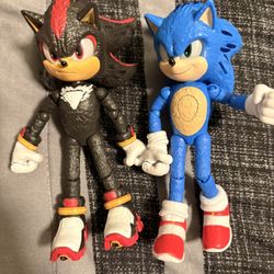 Sonic Figure A Lot Light Up Sonic And Shadow Figures