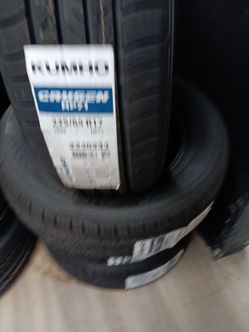 New set of tires 225 65 17 khumo