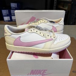 Air Jordan 1 Retro Low OG SP Travis Scott Shy Pink Men And Women IQ7604-100