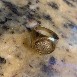 Real Diamond Ring  10k Solid