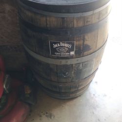 Jack Daniels Half Barrel Decoration 