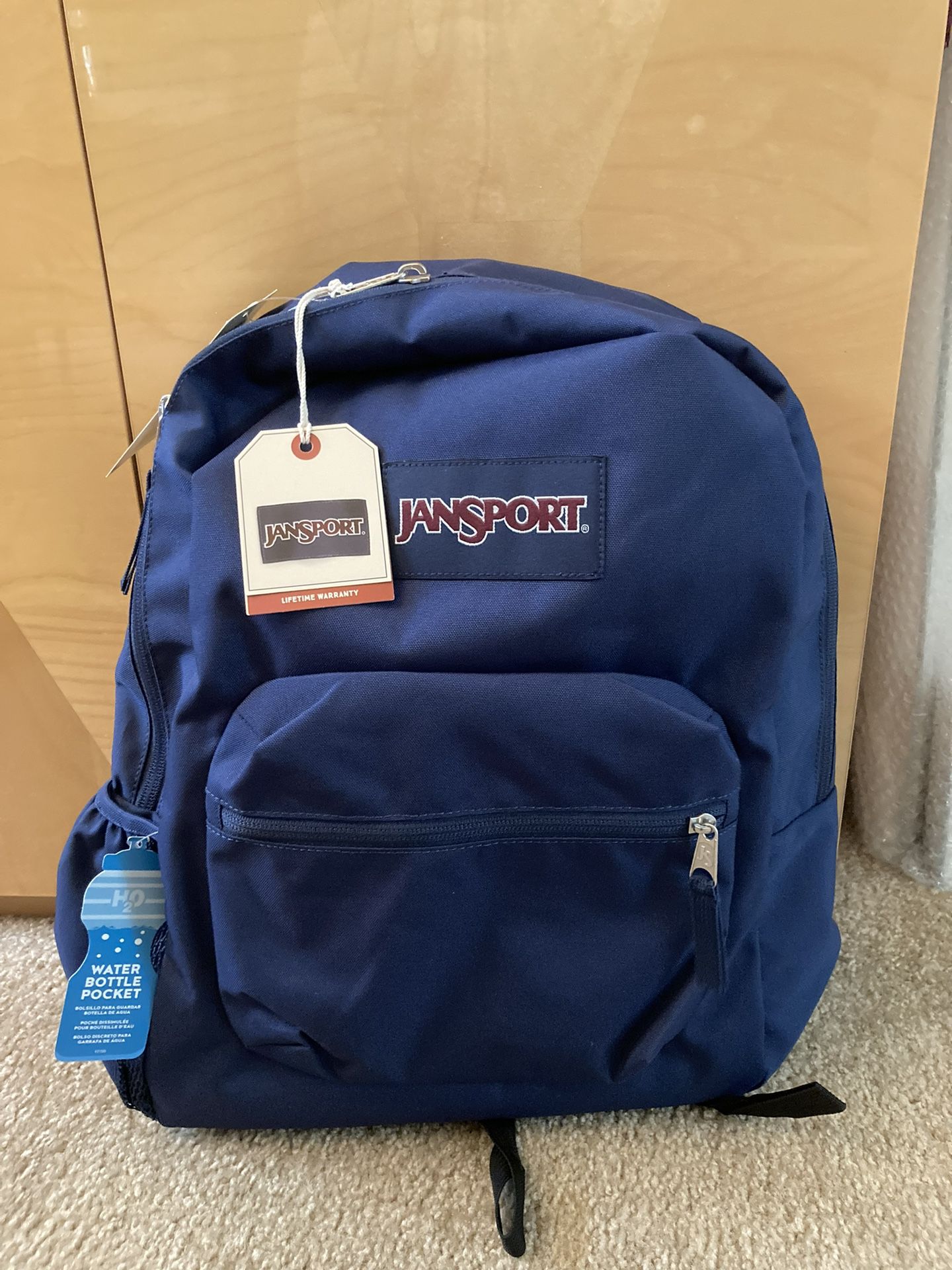 New with Tag Jansport Back Pack - Crosstown Navy 