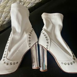 Ladies White Boots