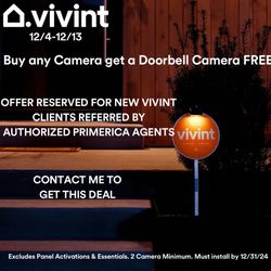 Free iPad & Doorbell Camera With Home Security 