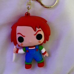 Chucky bag charm/keychain wristlet 