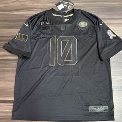 Nike Jimmy Garoppolo #10 San Francisco 49ers Salute To Service Vapor Jersey 2XL