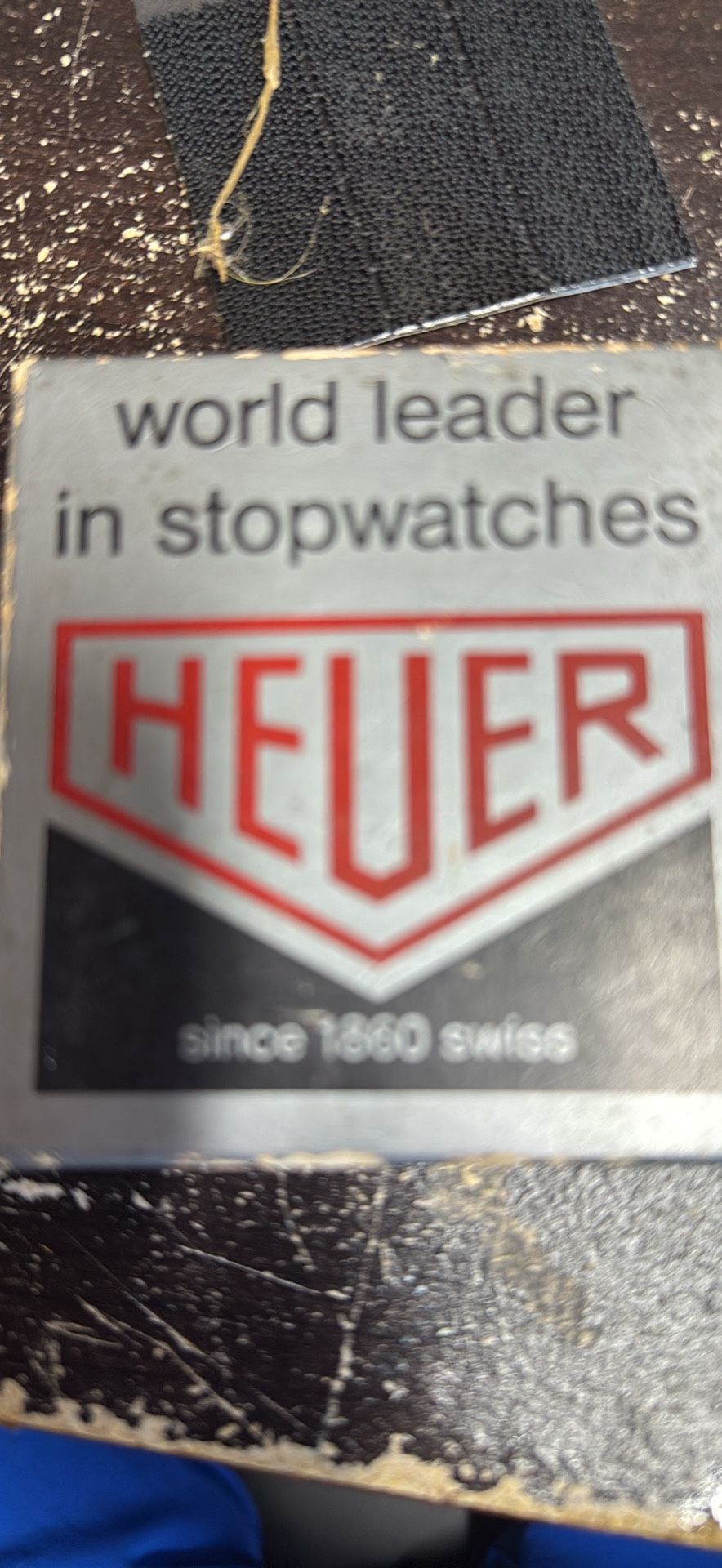 Heuer Stop Watch Needs Repair With Needle 