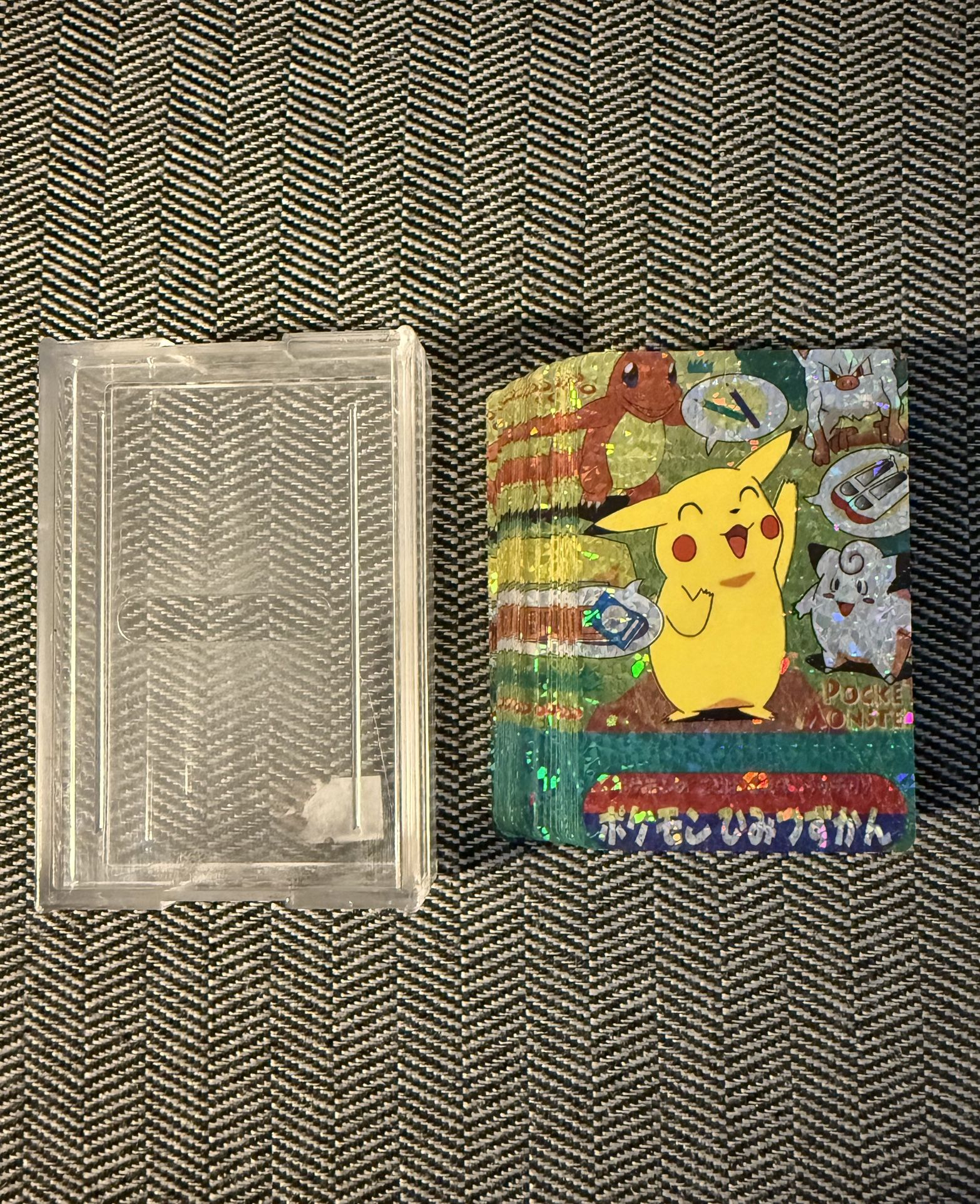 Vintage Pikachu Holo Foil Playing Cards