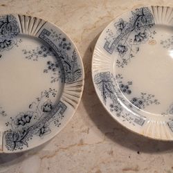 Antique Ironstone Transferware Plate