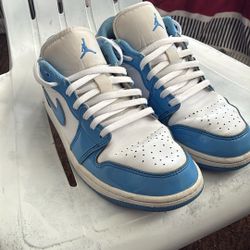 Sky Blue Low Top Jordan’s Size 9.5 Men’s Sneakers