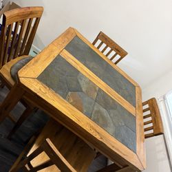 Real Stone Tall Table
