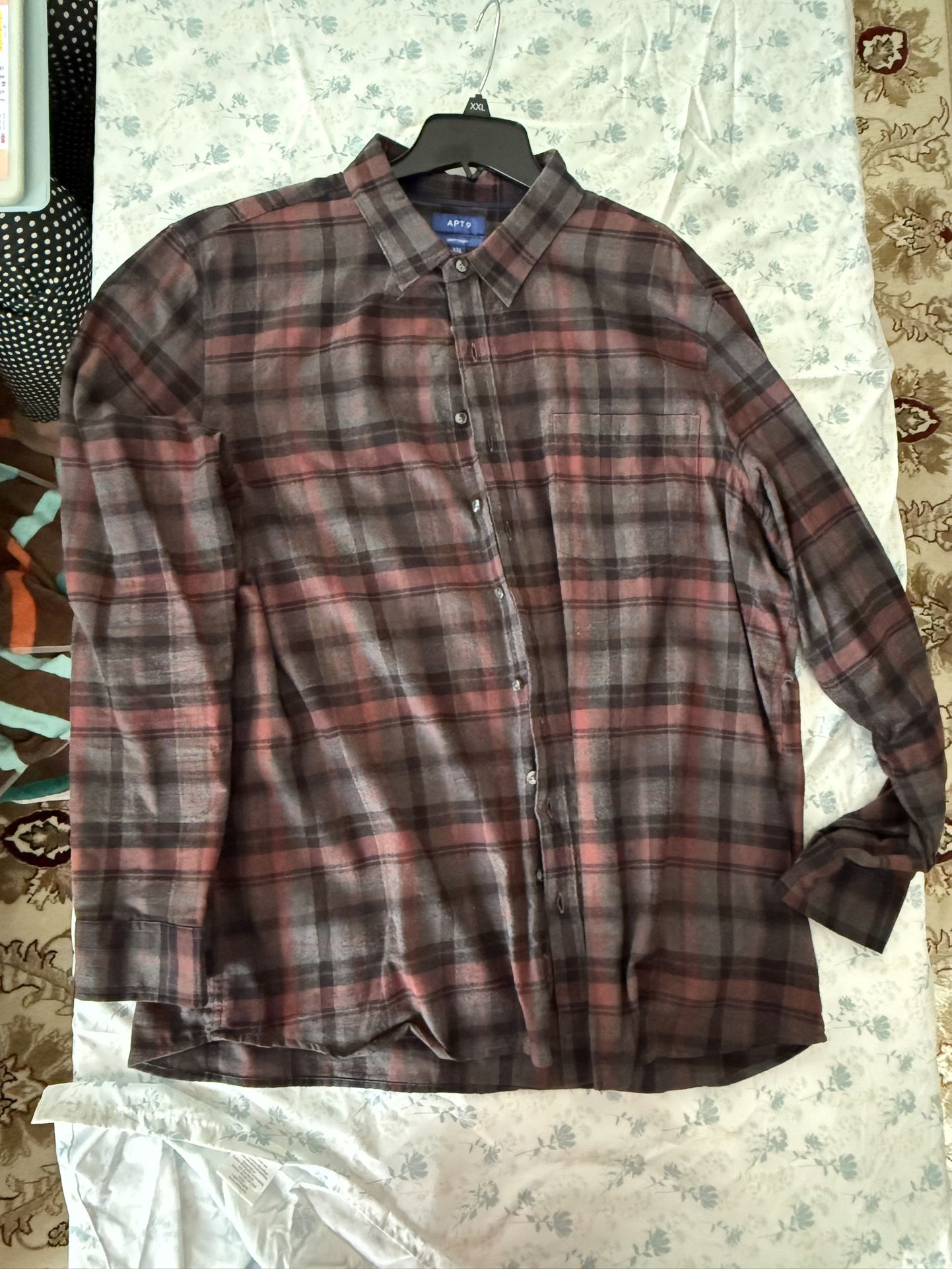 Men’s Plaid Shirt Size 2XL