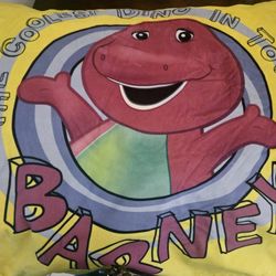 Large Barney Pillow  (New)