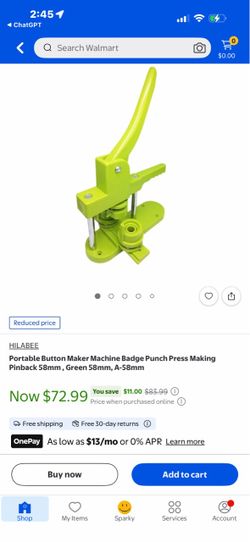 Hilabee Portable Button Maker Machine 58mm