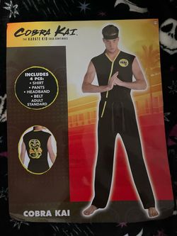 Cobra Kai Adult Halloween Costume 4-Piece Set