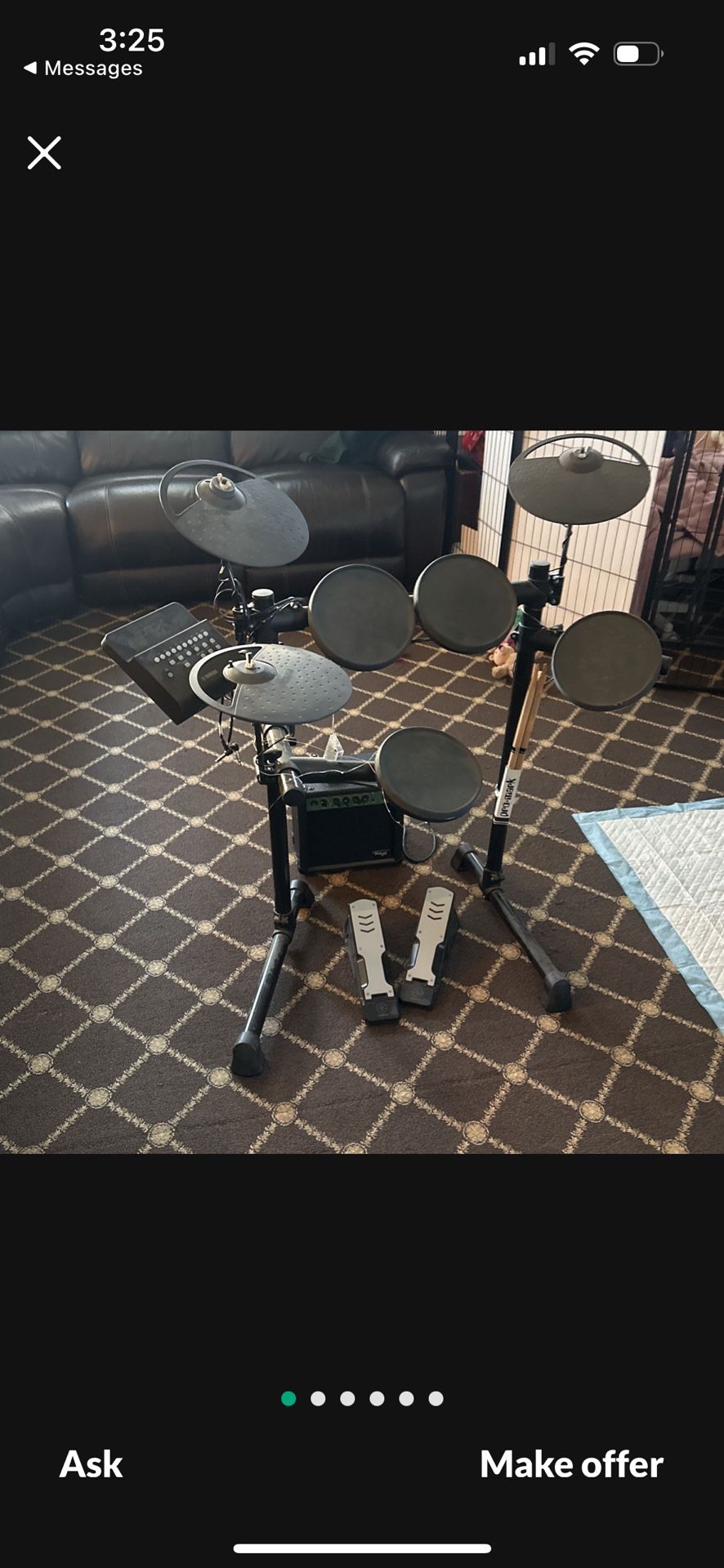 Electric Drum, Drum Sticks, Speaker