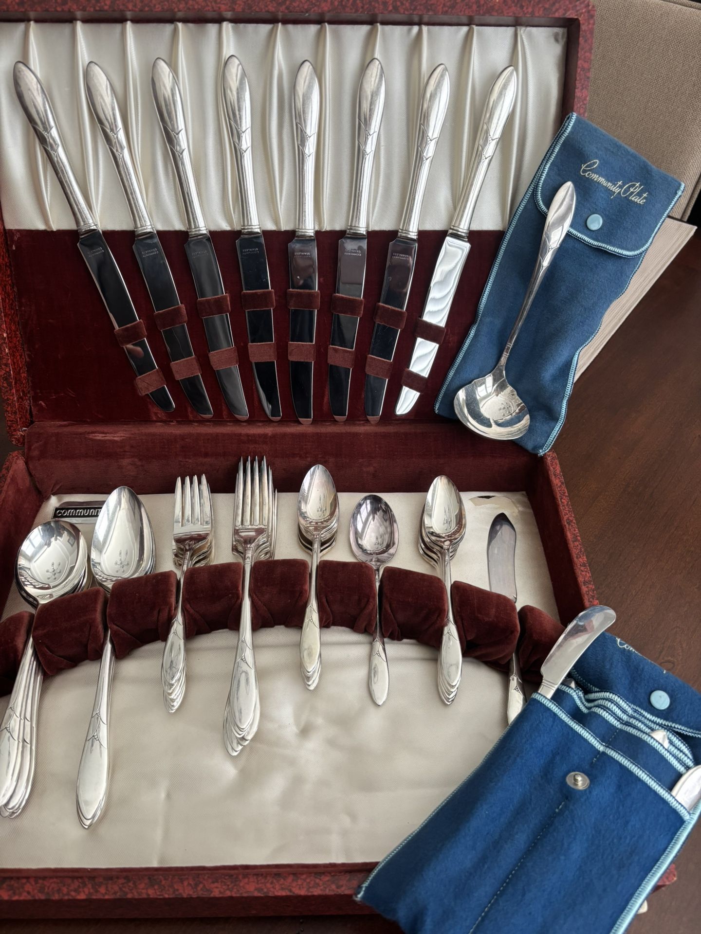 Antique Oneida Lady Hamilton Community Plate Flatware