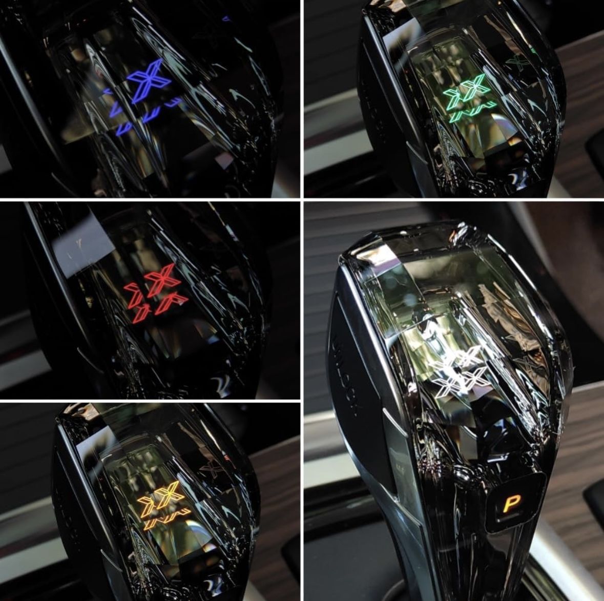 BMW Crystal Shift Knob Gear Selector LED Logo “X”