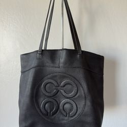 Vintage Coach Julia Op Art Tote Bag