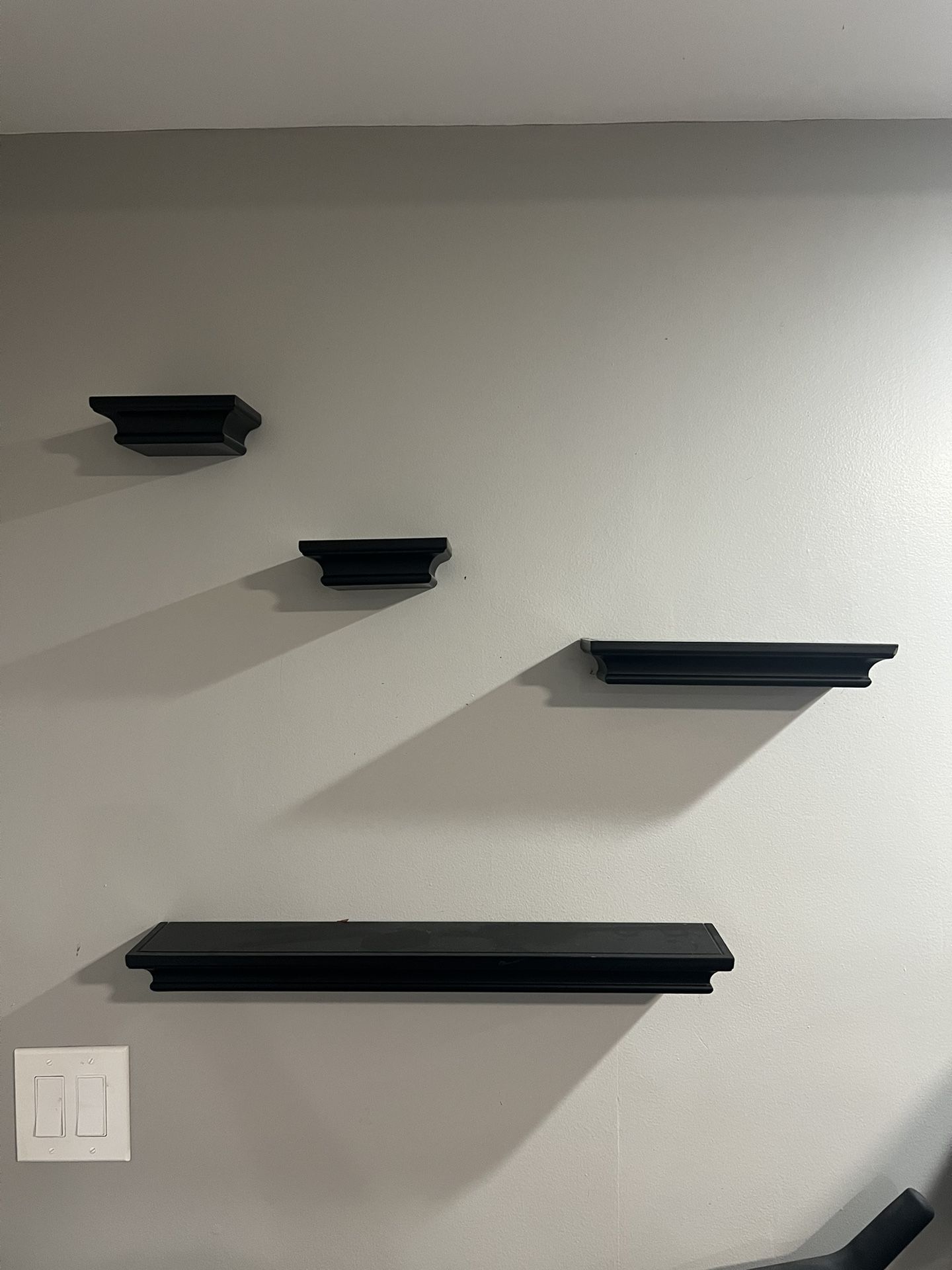 Wall Shelves Black 