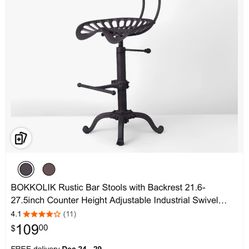 Bokkolik Rustic Bar Stools