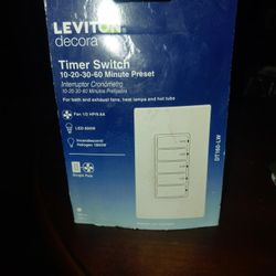 Leviton Decora+ Timer Switch 60min 15a