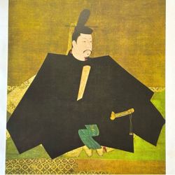 Minamoto Yoritomo, Kamakura Buddhism Original Vintage Fine Art Print Poster 60’s Japan Collectible Japanese Buddha Buddhist Antique XIIth century Peri