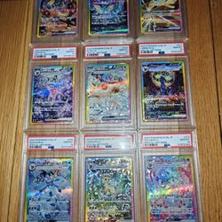 Terastal Festival Eeveelution lot PSA 10