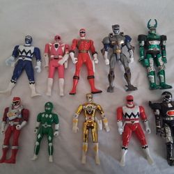 Vintage Power Rangers Action Figures